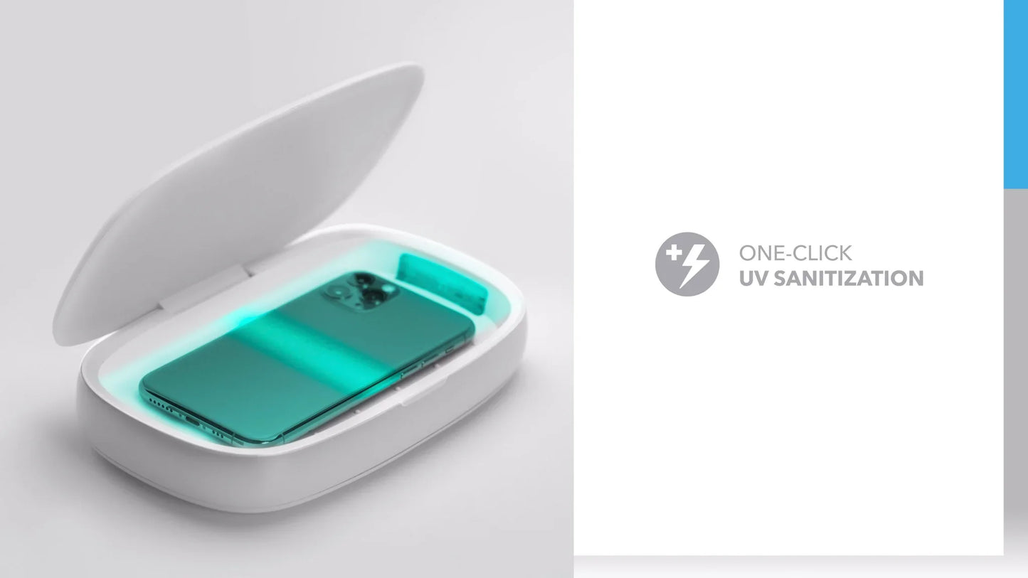 Q Power UV Sanitizing Box with Wireless Charging