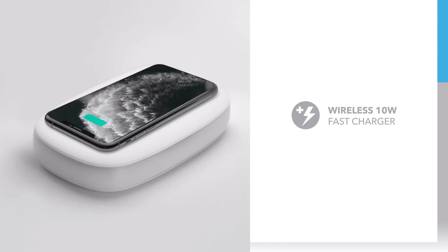 Q Power UV Sanitizing Box with Wireless Charging