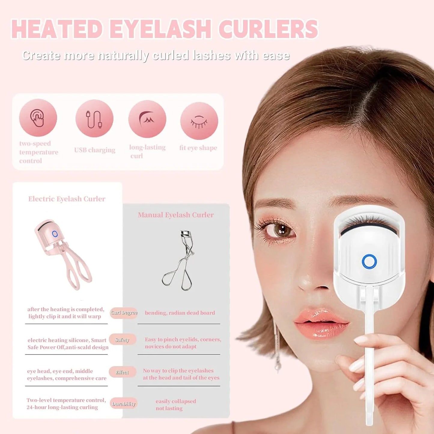 Electric Heated Eyelash Curler