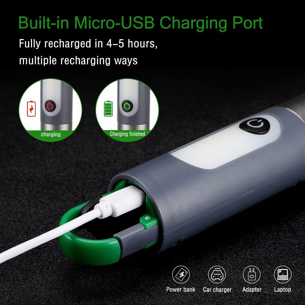 5 modes led flashlight