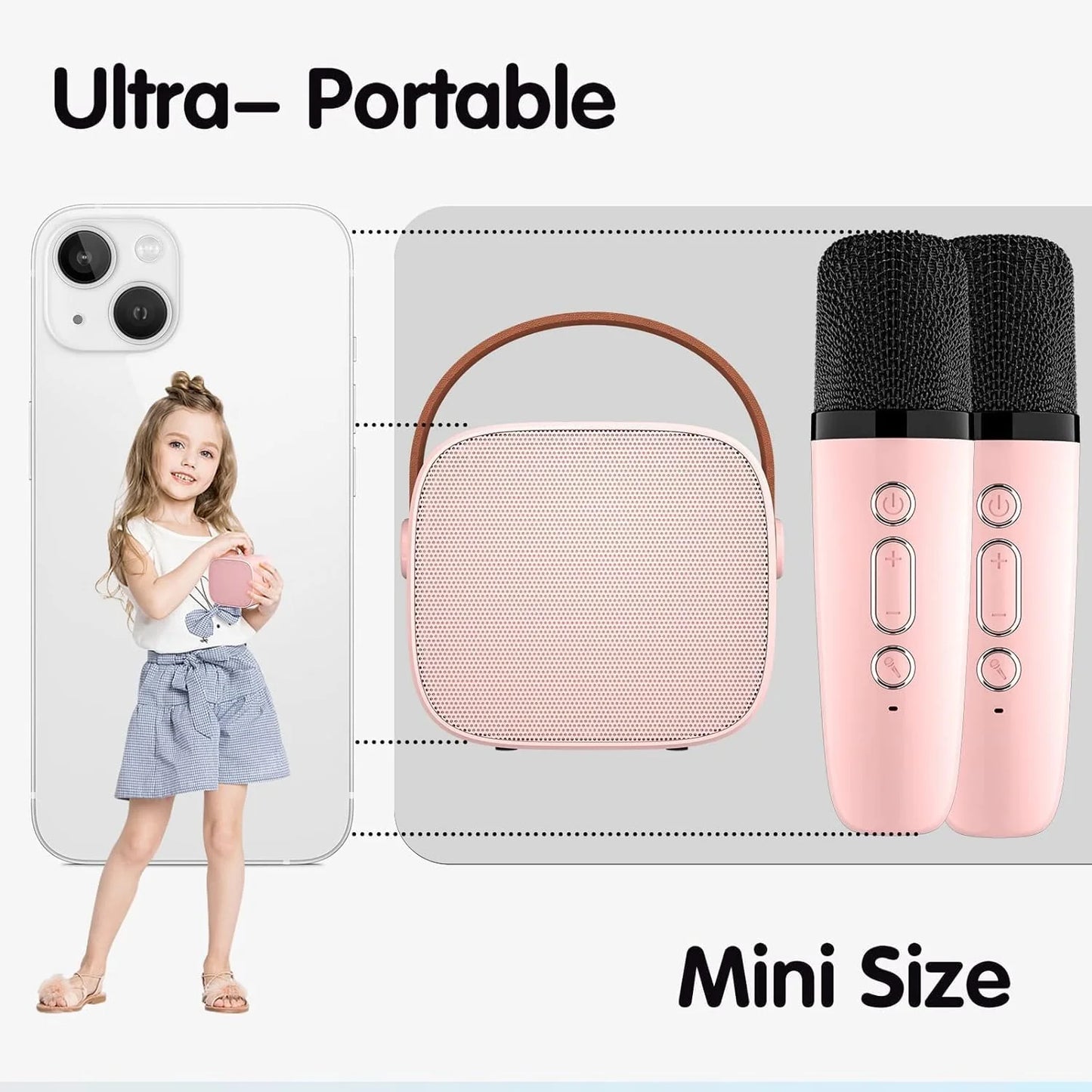 Kids Portable Bluetooth Speaker with Microphone