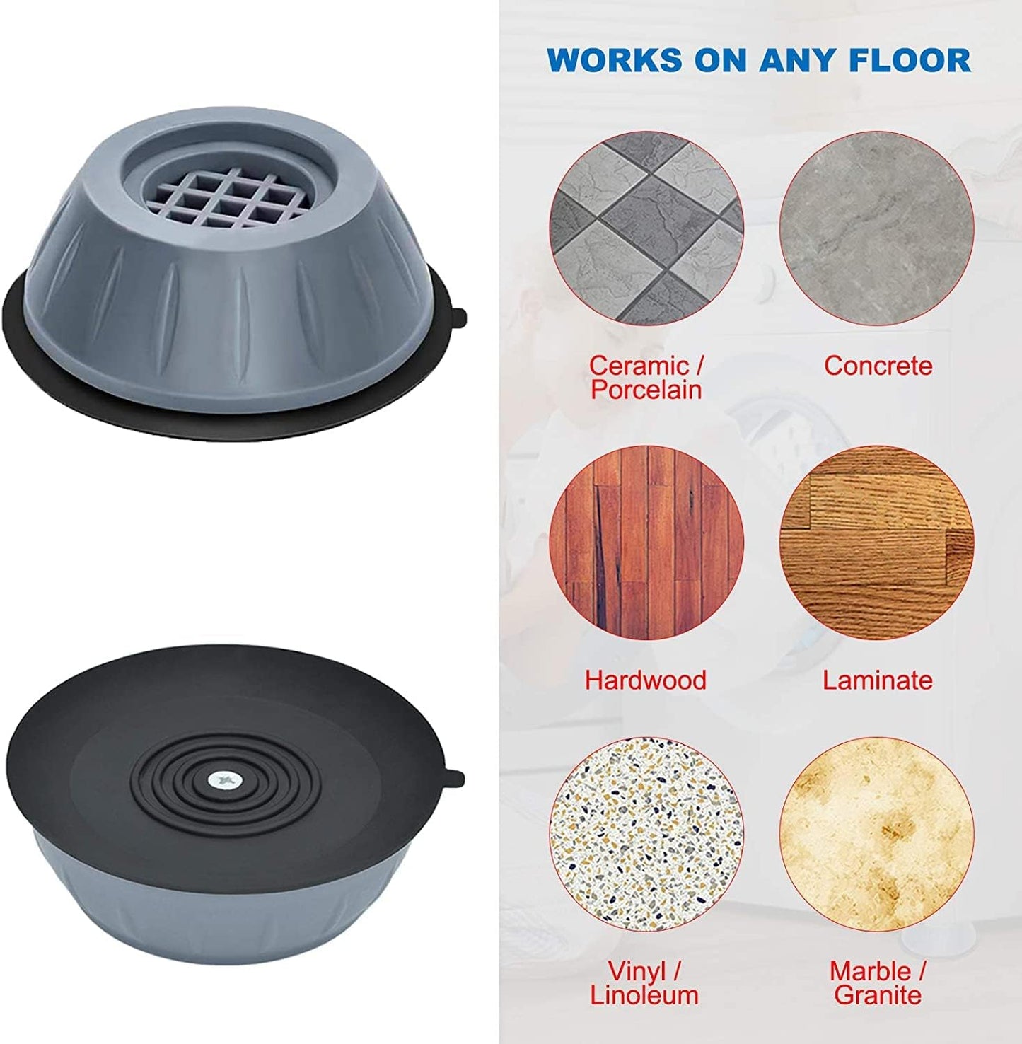 Washing Machine Feet Pads