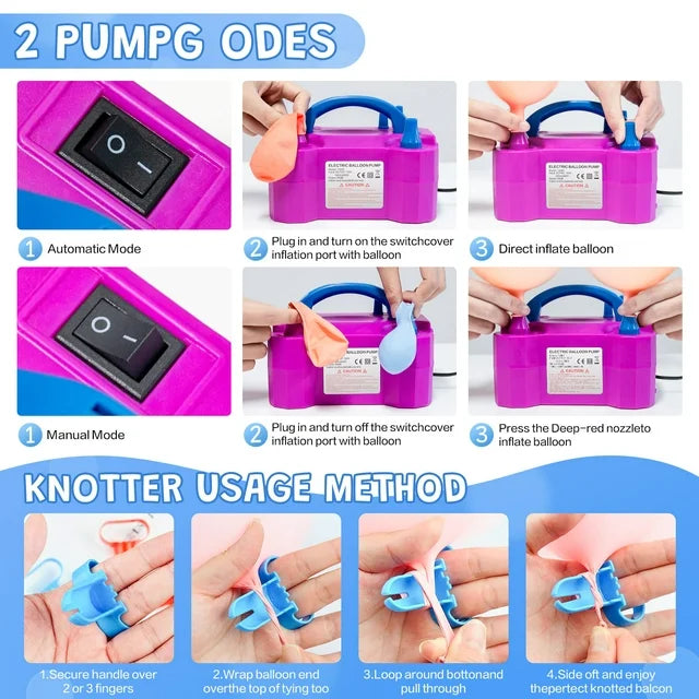 Electric Air Balloon Pump