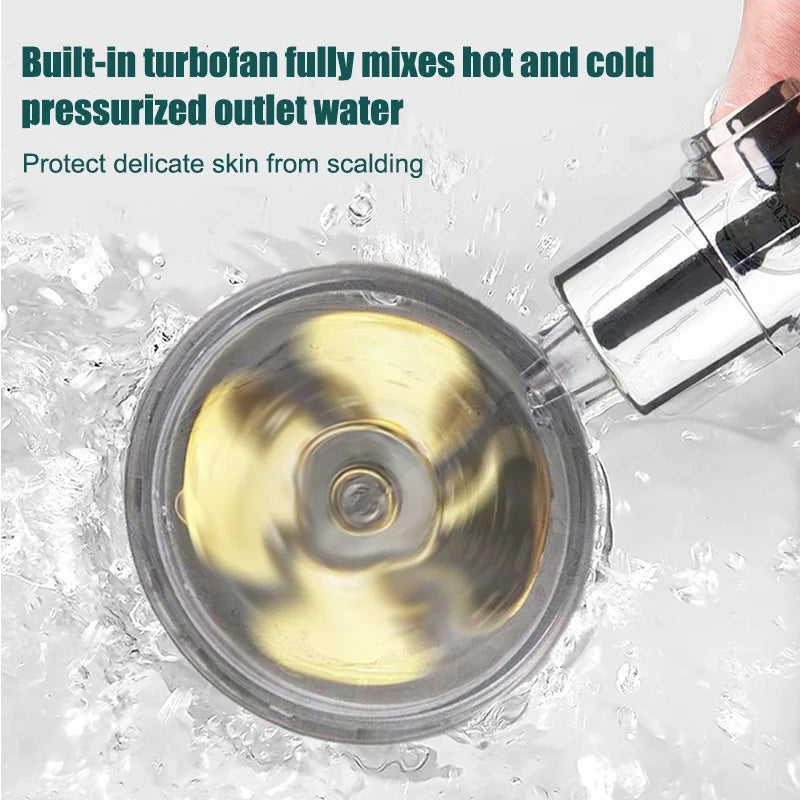 High Pressure Turbo Fan Shower Head