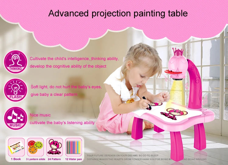 Drawing Projector Table