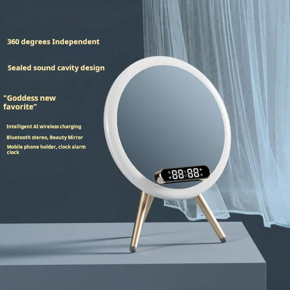 Magic Mirror Q6 With Light Wireless Charging 15w Bluetooth clock