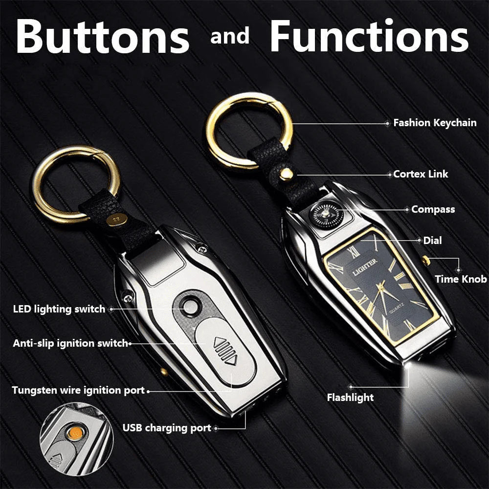 5 In 1 Key Chain Watch