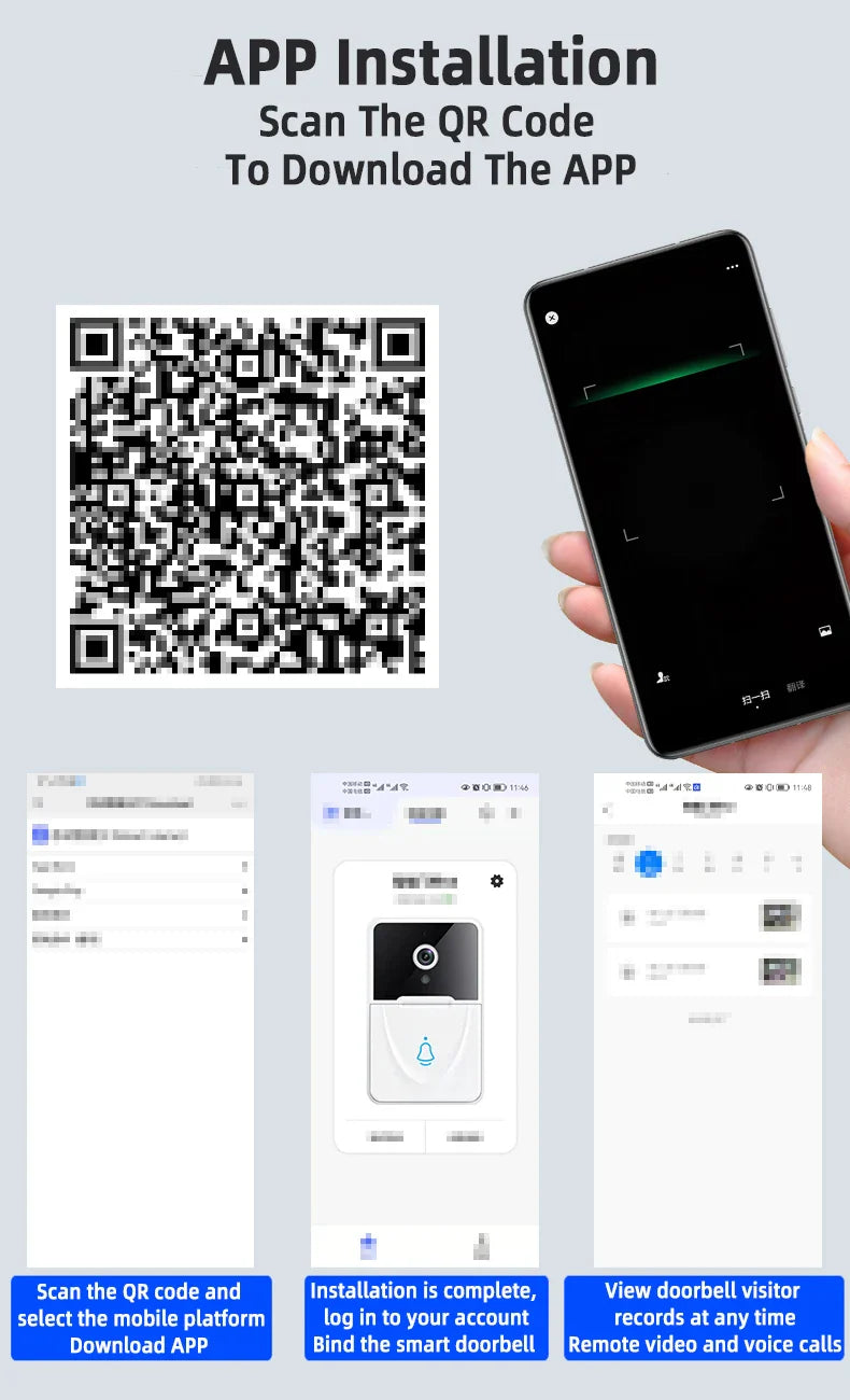 Wireless Smart Door Bell Camera