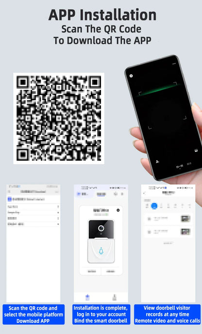 Wireless Smart Door Bell Camera