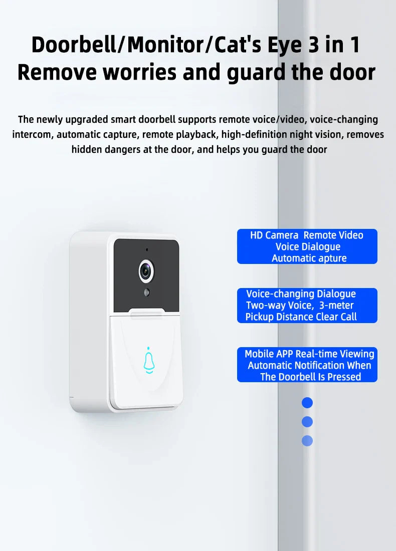 Wireless Smart Door Bell Camera
