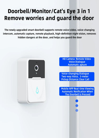 Wireless Smart Door Bell Camera