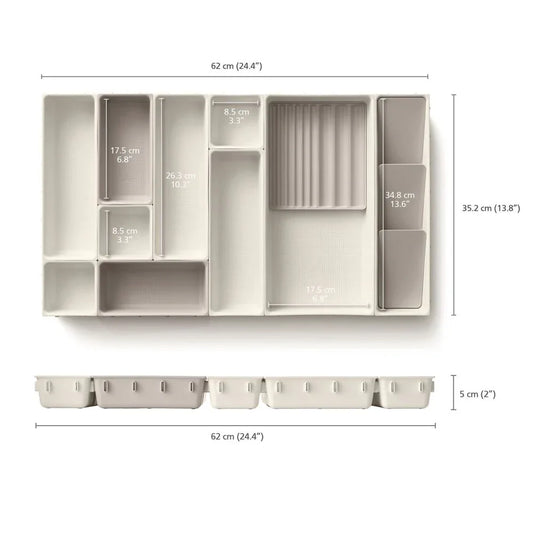 Large Makeup Drawer Organizer Set