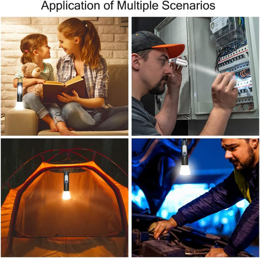 5 modes led flashlight