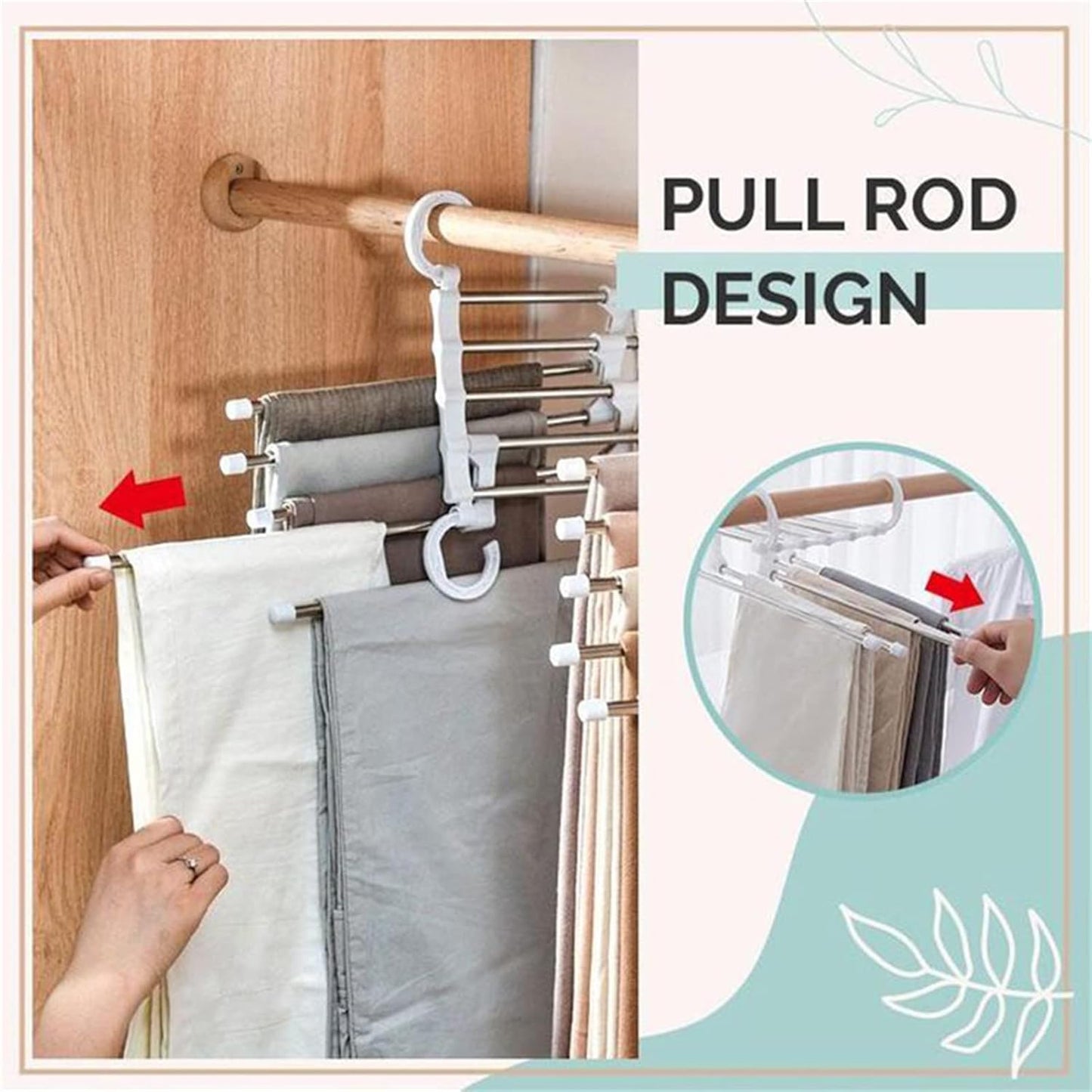 5 In 1 Multifunctional Cloth Hanger