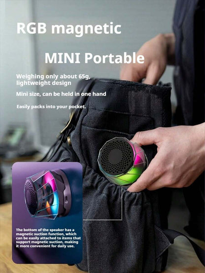 Mini Magnetic Bluetooth Speaker