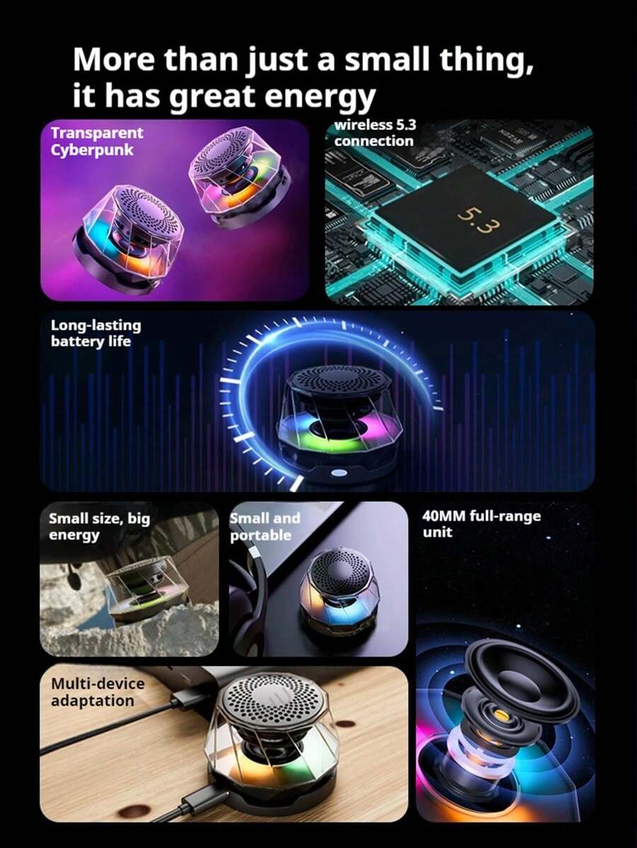 Mini Magnetic Bluetooth Speaker
