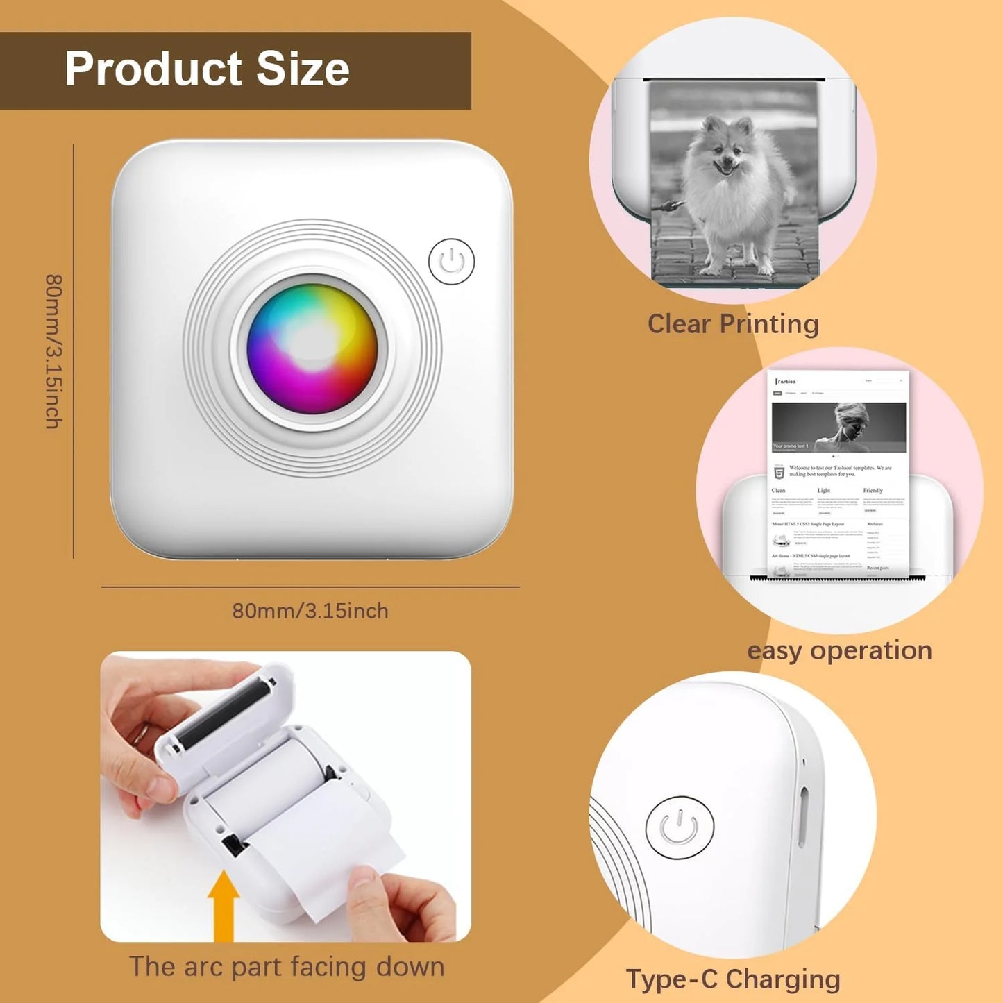 New Portable Mini Printer