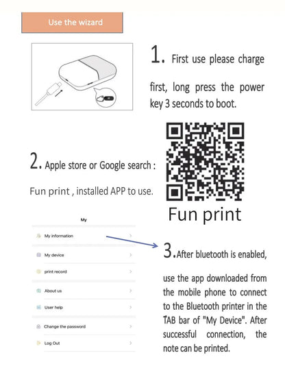 Portable Mini Printer