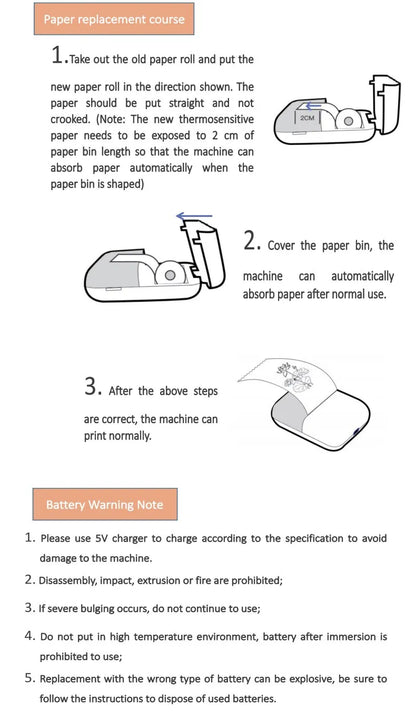 Portable Mini Printer