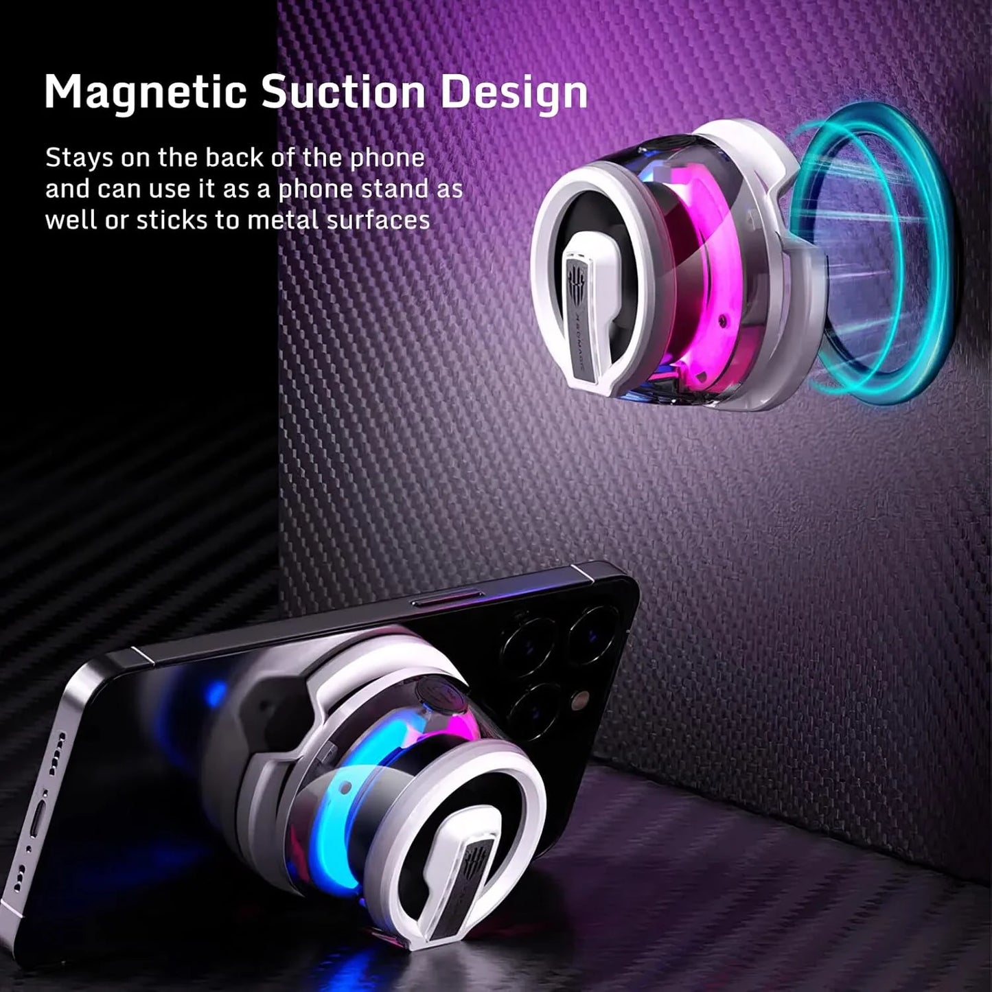 Mini RGB Bluetooth Magnetic Speaker