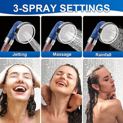 3 Mode Shower Head