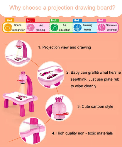 Drawing Projector Table