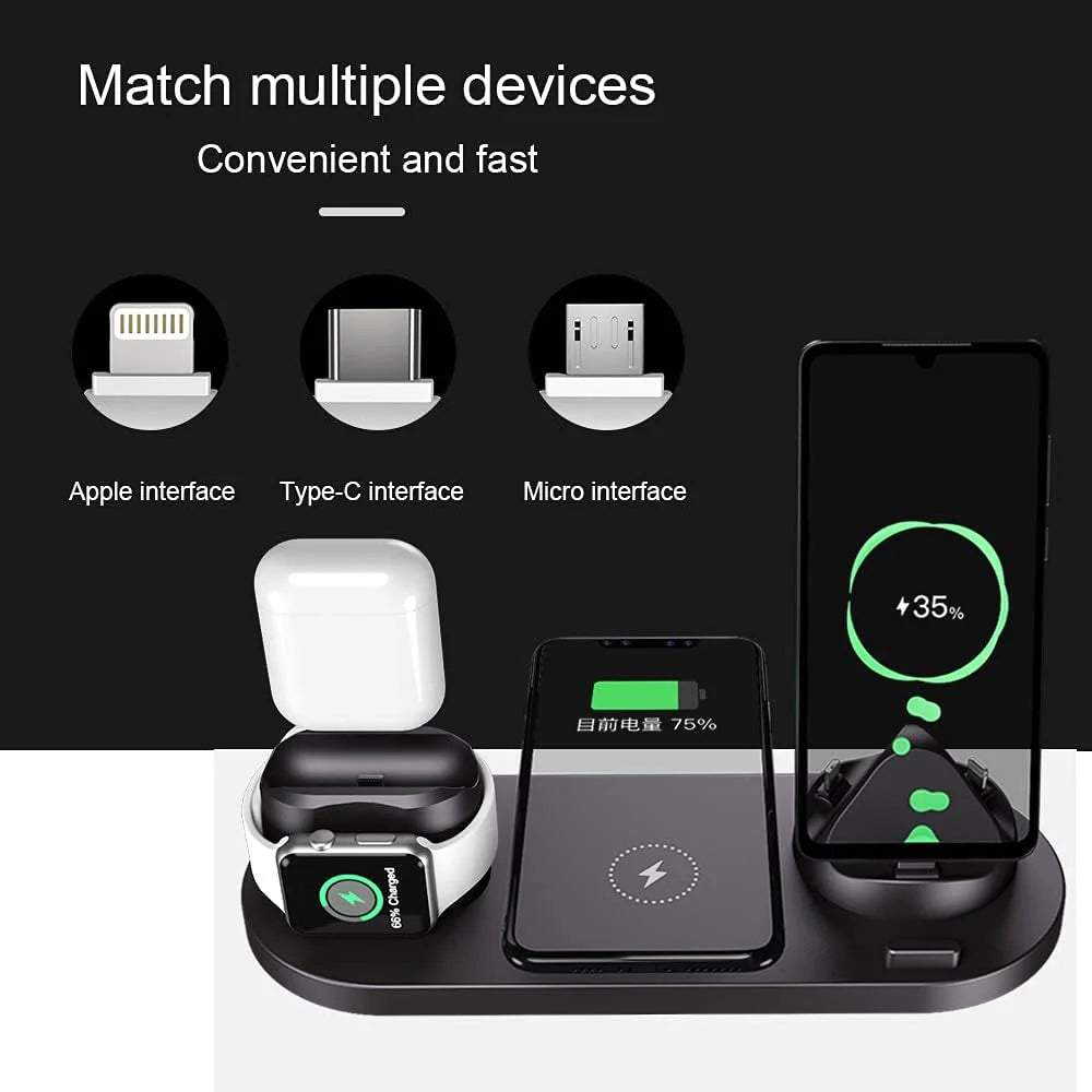 6 In 1 Wireless Charger