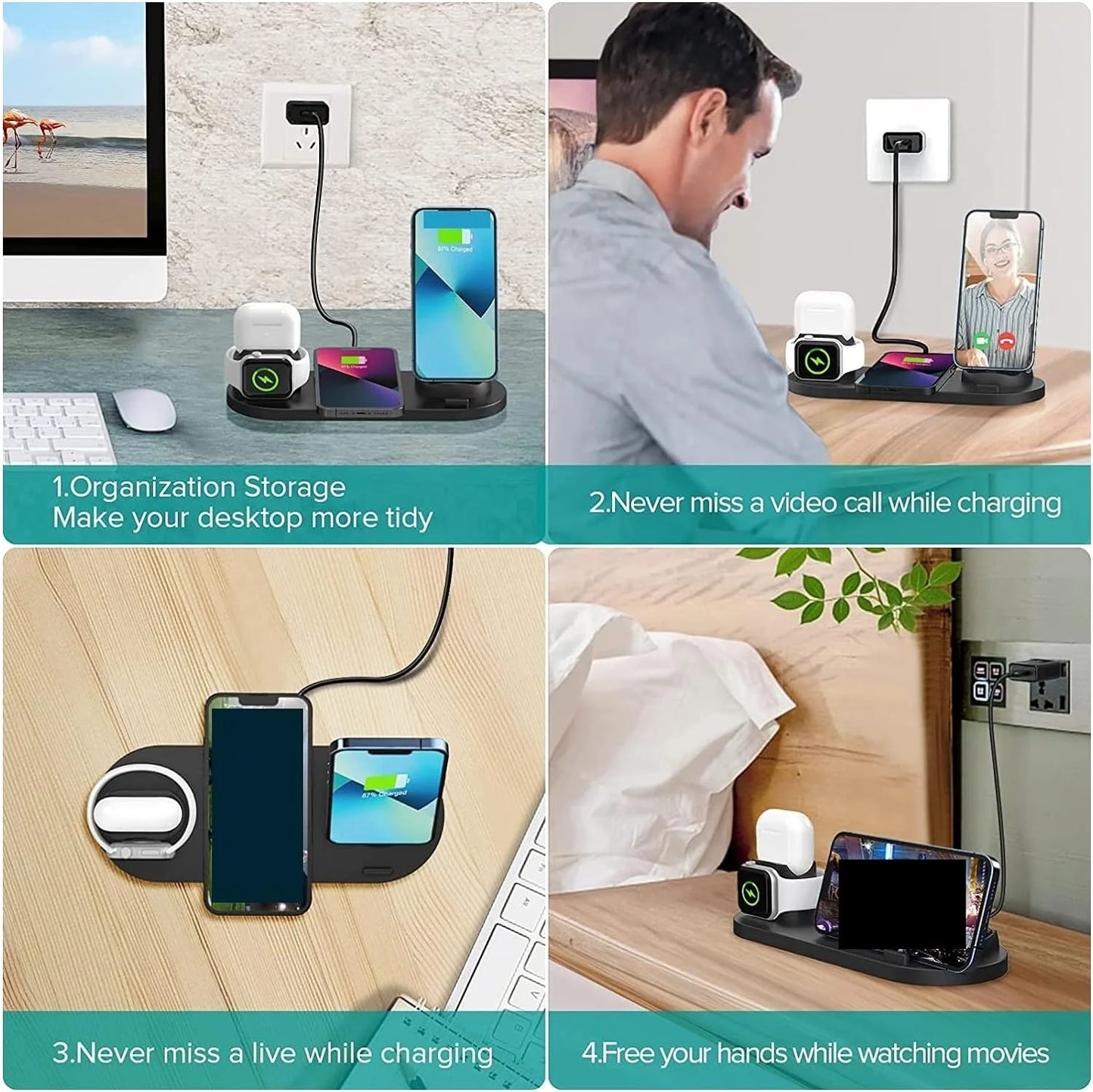 6 In 1 Wireless Charger